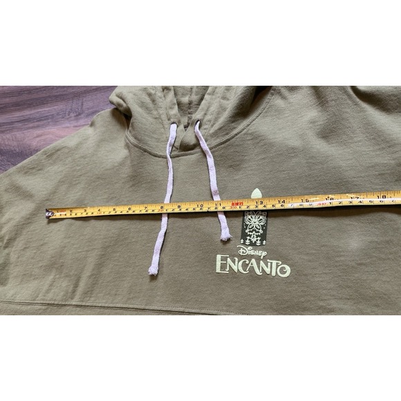 Disney Parks Encanto Bruno Green‎ Spirit Jersey Glow In the Dark Hoodie L Unisex - Picture 6 of 10